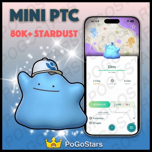 Pokémon ptc shiny ditto - pokémon,