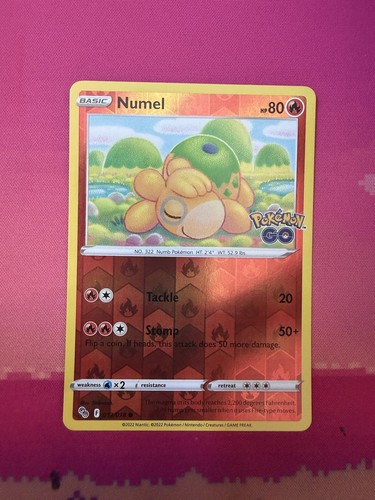 Pokemon card numel reverse - pokemon,