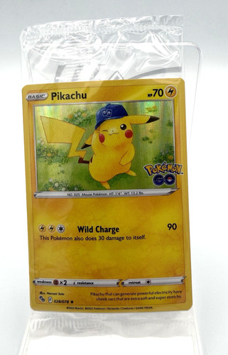 Pikachu sigillato pokemon - pokemon, go