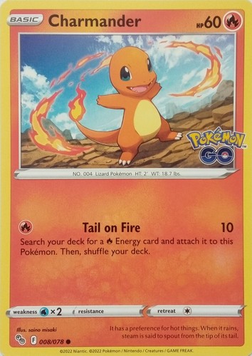 008 078 charmander common - 008/078,