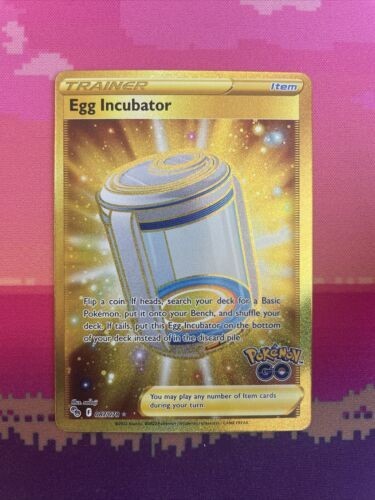 Pokemon card egg - card, incubator