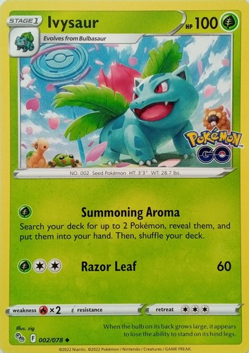 002 078 ivysaur uncommon - ivysaur, |