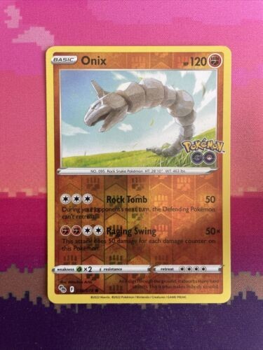 Pokemon card onix - card, go