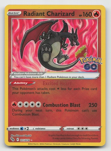 Radiant charizard holo - charizard,