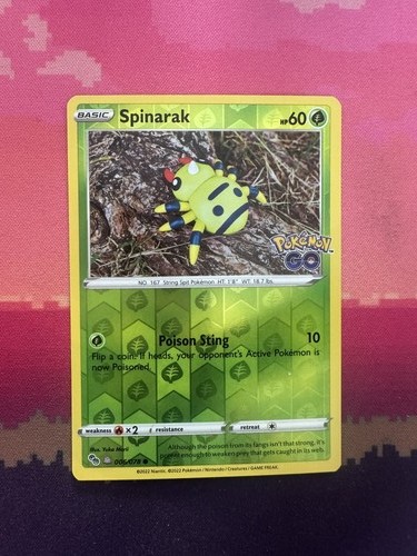Pokemon card spinarak - card,