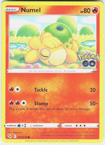 Numel 013 078 pokemon - pokemon, comune