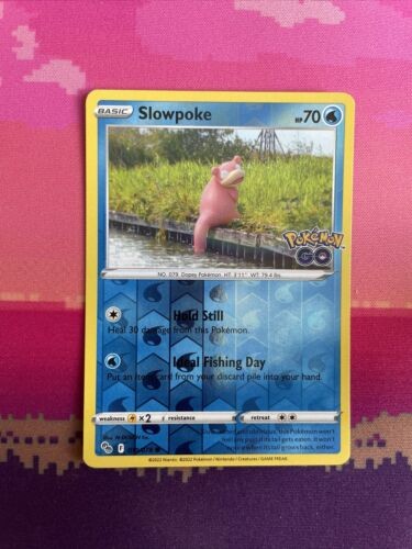 Pokemon card slowpoke - pokemon,