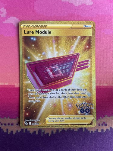 Pokemon card lure module - card,