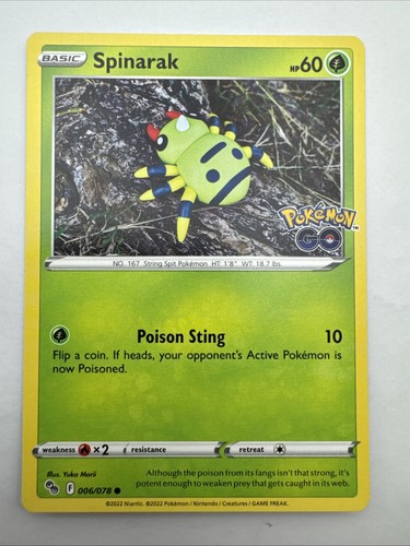 Pokemon spinarak 006 078 - ,