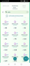Pokémon Go Métamorph / Ditto