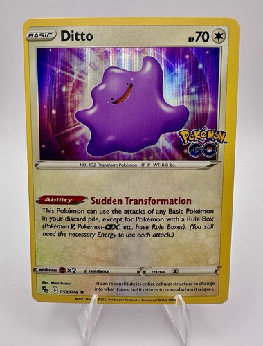 Pokémon ditto holo - pokémon, 053/078