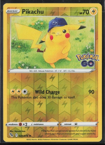Pikachu 028 078 - pikachu, raro