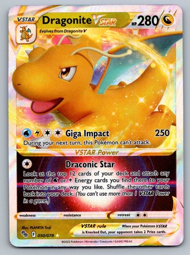 Dragonite vstar 050 078 holo - dragonite,
