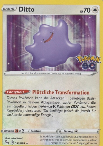 Idem 053 078 holo pokemon - 053/078, go