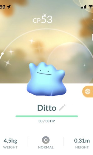 Shiny ditto pokemon gen1 - pokemon, go