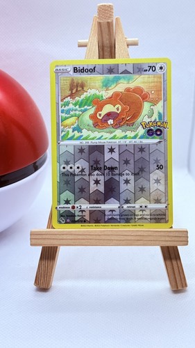 Pokemon card bidoof peelable - card, (peelable